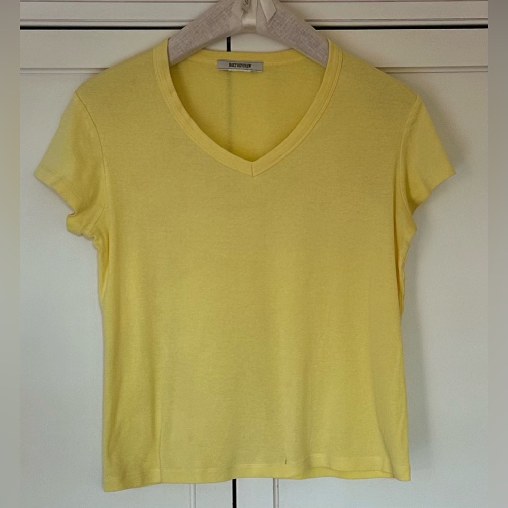 Super Soft Short Sleeve V-Neck Shirt by Holt Renfrew - Women’s Size XL